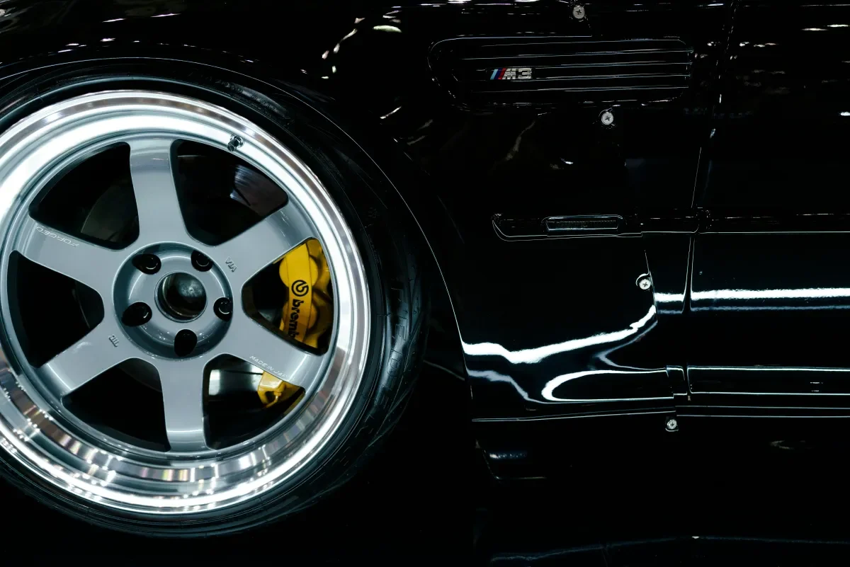 TE37 on E46 M3 Widebody