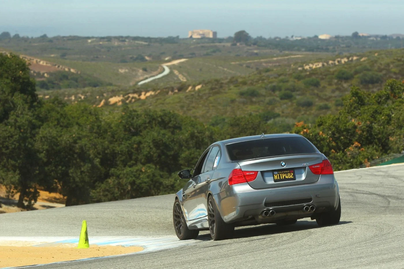 E90 M3 ZCP at Laguna Seca