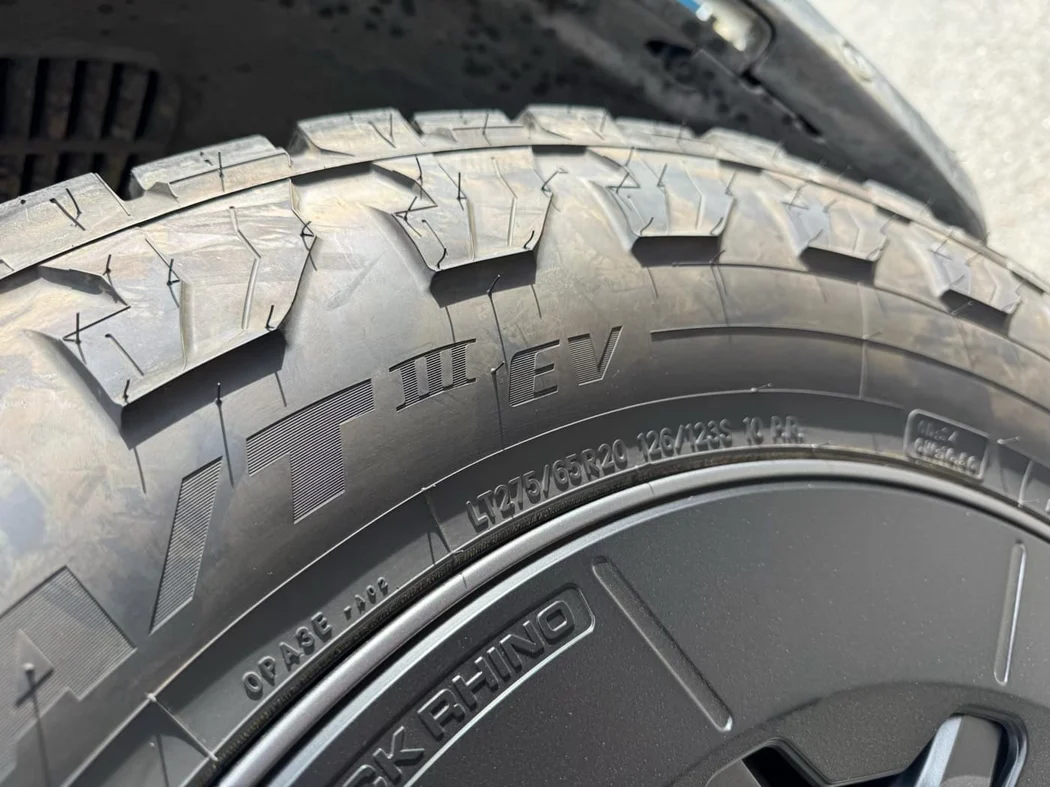 Toyo Open Country A/T III EV on Black Rhino Wheels for Rivian R1S
